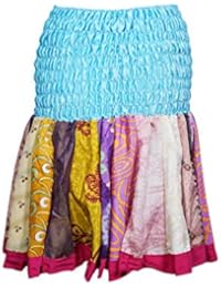 Women's Mini Skater Skirts Printed Casual Flared Flirty One Size