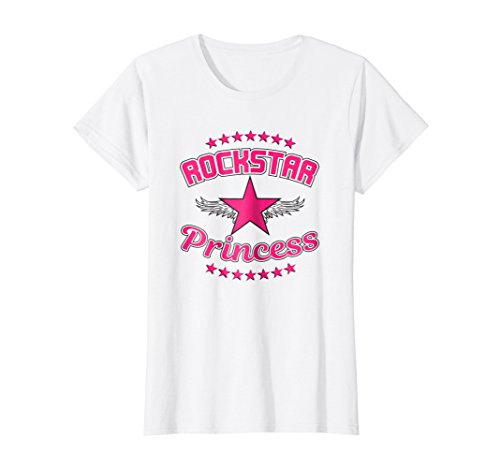 Rockstar Princess T-shirt Rock Girl Birthday Party T-shirts