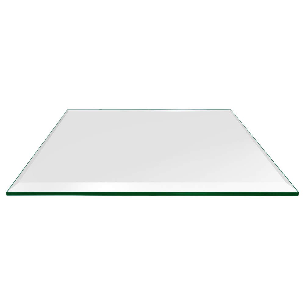 Buy TroySys 1/2" Thick Square Glass Table Top (20" x 20") USA