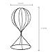 MyGift Brown Metal Wire Hat Holder Stand, Wig Display Rack, Fedora or Baseball Cap Storage Form, Set of 2