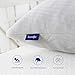 Sweetnight Bamboo Bed Pillows for Sleeping - Adjustable Loft Gel Shredded Memory Foam Pillow with Removable Case for Neck Pain Relief,Side Back Stomach Sleeper, CertiPUR-US & Hypoallergenic, Queen