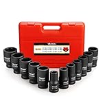 Anbull-34-Inch-Drive-Master-Impact-Socket-Set-13-pc-Set-Metric-Combination-Drive-Axle-Nut-Socket-Set-17mm-19mm-21mm-22mm-24mm-27mm-30mm-32mm-33mm-36mm-38mm-41mm-Hex-Socket-Set
