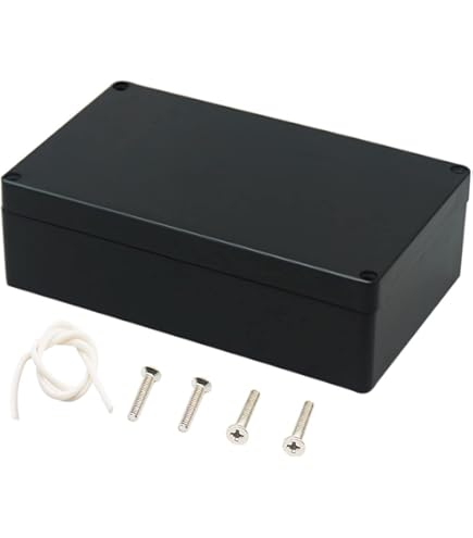Boîtier De Projet En Aluminium Uxcell - 124x88x38 Mm (4.9x3.5x1.5 Pouces) - Noir - DIY