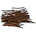 HANBEN 100/200pcs 5 Inch Long 0.1-0.2 Inch in Diameter Wood Log Sticks Twigs for Crafts Photo Props (100pcs/bag)