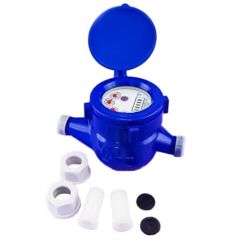 KATSU Tools Plastic Economy Garden Water Flow Measuring Meter 15MM Cold Dry Counter 15180516