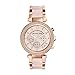 Michael Kors Parker Women's Watch, Stainless Steel and Pavé Crystal Watch for Women with Steel, Leather, or Silicone Band