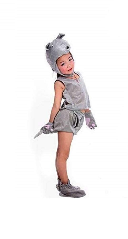 MATISSA Kids Sleeveless Animal Costumes Children's Summer Fancy Dress Pajama Party Cosplay (Mouse, L (For kids 105-120 cm tall))