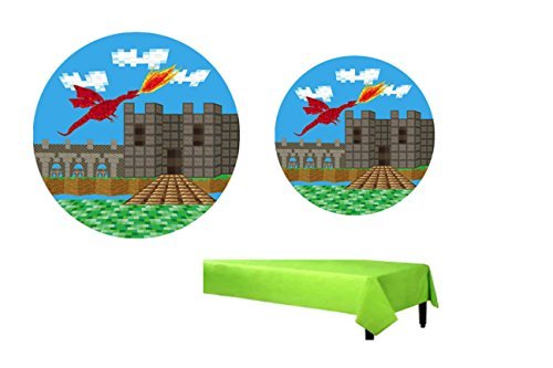 Forum Novelties Brick World 8 Guest Party Set, None