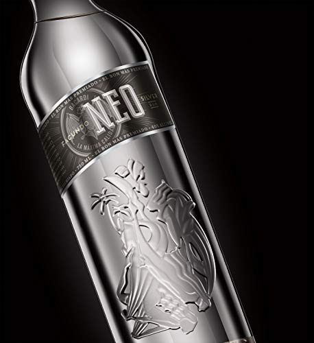 Facundo Neo Premium Blended White Rum in Geschenkbox, tropisch gereifter weißer Rum, bis zu 8 Jahre in Weißeiche gelagert, Holzkohlefilterung, BACARDÍ, ideal als Geschenk, 40% Vol., 70 cl/700 ml – Bild 3