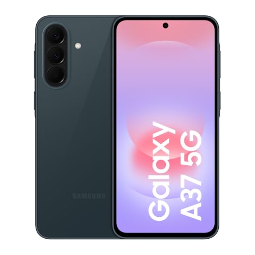 Galaxy A37 5G, 256GB, Móvil Fino con IA, 8GB, Gran Angular 50MP, Autonomía 2 Días, Batería 5000 mAh, IP68, Garantía del Fabricante 3 Años + 1 Año Extra, Color Verde Oscuro (Versión Española)