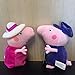 Peppa Pig 2pcs/lot Plush Toy Grandpa & Grandma 12