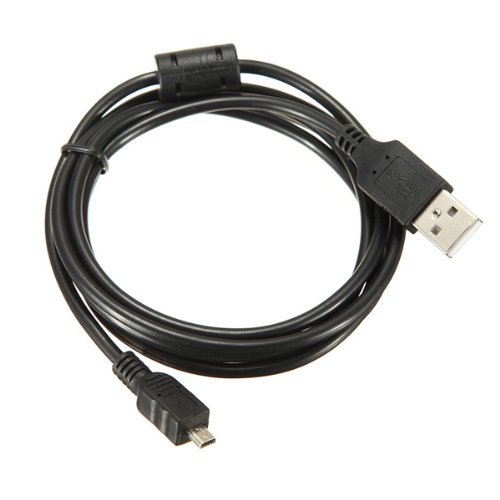 Move&Moving UC-E6 Black 4-Pin Male-to-Female USB Cable for Nikon CoolPix P50 Series Cameras and Computers