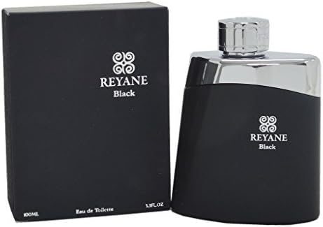 Reyane Black Cologne for Men By Reyane Tradition 3.3 Oz / 100 Ml Eau De Toilette Spray by Rayane Tradition