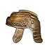 Jacobson Hat Company Roman Trojan Warrior Soldier Costume Helmet, Gold