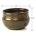 Liberty Garden 1901 Rustic Garden Hose Pot, Holds 100-Feet of 5/8-Inch, Bronze