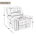 Harper&Bright Designs Smoky Brown Wilshire Series Heavy-Duty Power Lift Recliner Chair, Built-in Remote and 2 Castors,