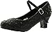 Apple Kids Sparkling Mary Jane Rhinestone Glitter Formal Dress Low Heel Pumps