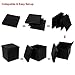 ShellKingdom Faux Leather Storage Ottoman Cube Foot Rest Portable 14 7/8