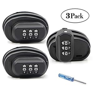 Mizzuco Trigger Lock 3 Digit Combination Gun Lock Fits Pistols Hand Gun Rifles Bb Gun Shotguns