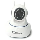 Kaiirose Wireless IP Camera, 720P HD Home WiFi Wireless Security Surveillance Camera with Motion Detection Pan/Tilt, 2 Way Audio and Night Vision Baby Monitor, Nanny Cam for iPhone/Android/PC