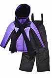 Snowsuits for Kids Girl's Ombre Dip Dye 3-Piece Snowsuit