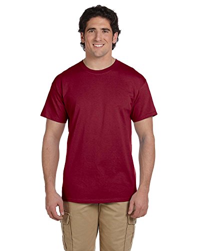 Gildan Men's Ultra Cotton Tee Extended Sizes, Antique Cherry Red, XXX-Large