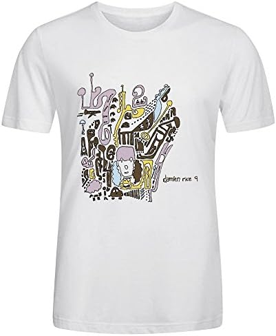 Ulover Damien Rice 9 Men's O-Neck Cotton Tee Shirt