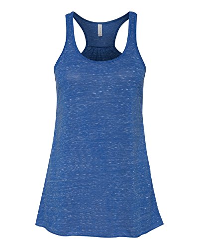 Bella + Canvas Womens 3.7 oz. Flowy Racerback Tank (B8800) -TRUE ROYAL M -M