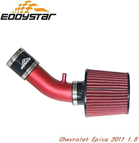EDDYSTAR Performance Air Intake Kit with Nanometer Materials Red Filter Red Pipe for 2011 Chevrolet Epica 1.8