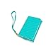 Green Faux Leather Purse Wallet Case Card Holder for iPhone 4 4G 4s 5