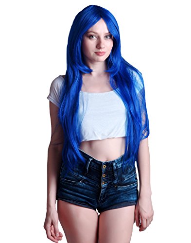 HDE Women Hair Wig [32" Long Straight] for Anime Cosplay Halloween Party Costume