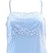 Felina Women's Charming Lace & Modal Camisole Medium Denim/Sky Blue