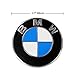 Wheel Center Caps Emblem for BMW, 68mm Standard BMW Logo Rim Center Hub Cap for All Models with Stock BMW Wheels Blue & White Color 4PCS