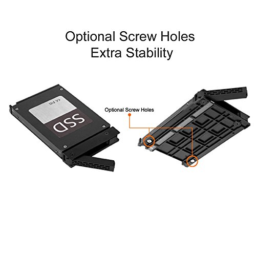 ICY DOCK 2 x 2.5' SATA/SAS HDD/SSD to 5.25' Hot Swap Mobile Rack Cage w/ 3.5' Drive/Device Bay- ExpressCage MB322SP-B