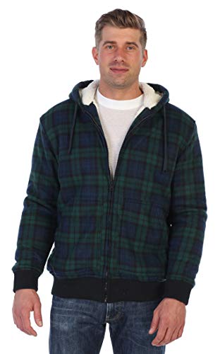 gioberti hooded flannel