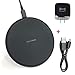 Wireless Charger, Qi Wireless Fast Charging Pad Station Mat 10W Compatible iPhone Xs MAX X 8 Plus Samsung Galaxy S9 S8 S7 S6 Edge Note 9 8 Nexus Droid HTC LG G8 G7 2A QC 3.0 AC Adapter (Included)