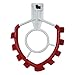 SideSwipe flex edge beater for KitchenAid mixers-4.5 and 5-QT Bowl-Lift, Red