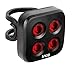 Knog Blinder Mob The Face Rear USB Rechargeable Light, Black