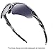 Hulislem Blade Ⅱ Sport Polarized Sunglasses (Transparent-Smoke) Sunglasses For Men Women Mens Womens Sports