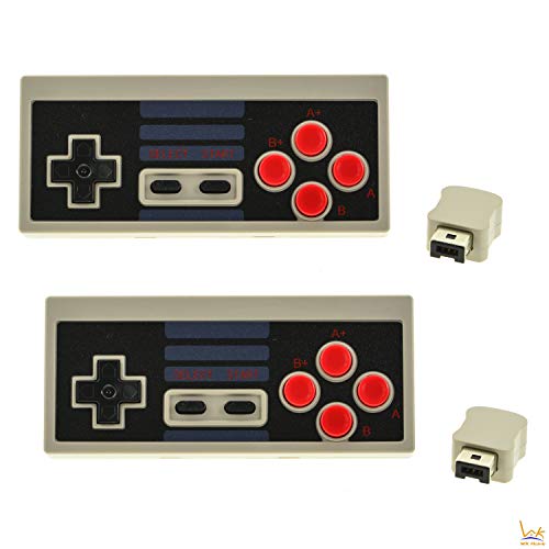 Wireless Game Controller Gamepad, WK Home, 2 Packs Wireless Controller Gamepad for Nintendo Mini Classic NES Console - Thumbnail 6