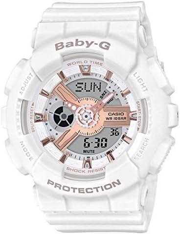 [カシオ] 腕時計 ベビージー BABY-G BA-110RG-7AJF ホワイト