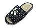 KNP26809T-Jpanese Indoor Bamboo Tatami Women Slippers with Flower