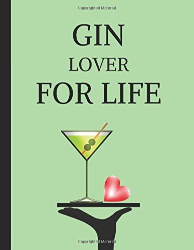 Gin Lover For Life: 2 In 1 Half-Lined and Half-Blank Journal Paperback – 2 Nov 2018