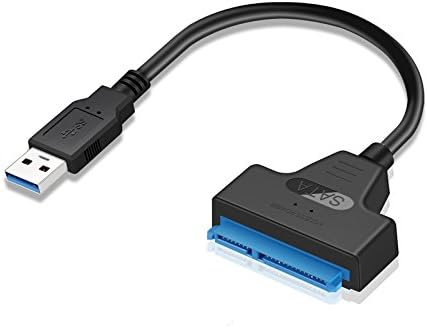 HKEPS USB 3.0 to 2.5 inch SATA III Hard Drive Adapter Cable w/UASP SATA to USB 3.0 External Converter SATA III converter, USB Data Cable