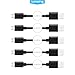 Lumsing Micro USB Cable 5 Pack Micro USB 6ft Premium Android Cable USB 2.0 A 2M Male to Micro B Sync and Charging Cables for Android Smartphones