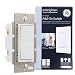 GE Enbrighten Add-On Switch for GE Z-Wave/GE Zigbee Smart Lighting Controls, Works with Alexa, Google Assistant, NOT A STANDALONE SWITCH, White & Light Almond, 12723 primary