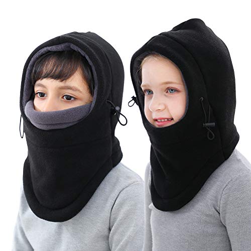 image for GSPY Balaclava, Kids Balaclava Face Mask for Cold Weather, Adjustable 
