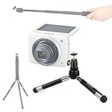 DURAGADGET Lightweight & Ultra-Portable, Telescopic 2-in-1 Tripod / Monopod (Selfie-Pod) for the NEW Canon Powershot N2