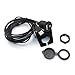 USB Mount Cable - Rerii 2M 6 Feet USB and 3.5mm Aux Extention Mount, Flush, Dash, Panel Mount Cable for Car, Boat, Motorcycle