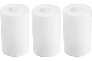 EUMYVIV Frosted Glass Lamp Shade Replacement with 1-5/8-inches Fitter Opening for Pendant Light Chandelier Wall Sconce (3 Packs) A00056